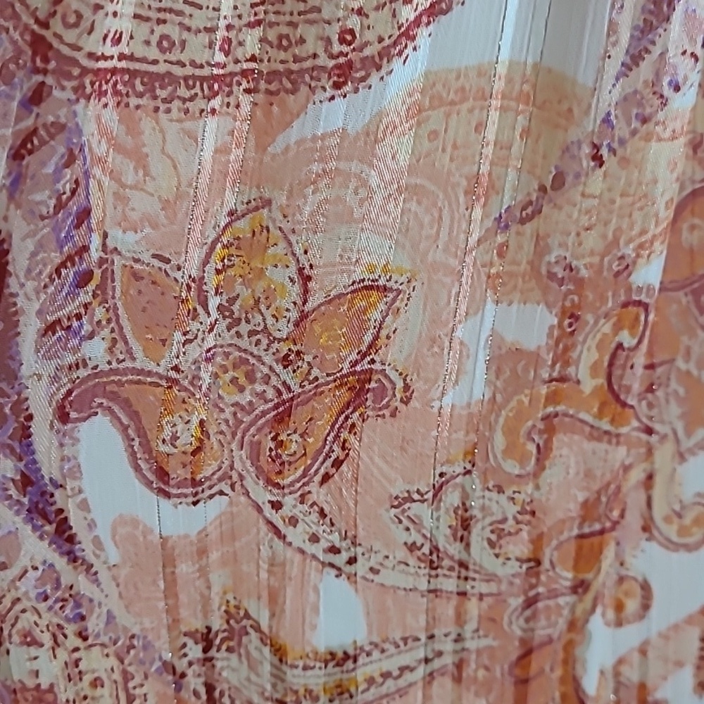 Chelsea & Violet Paisley Halter Neck Dress Medium - Picture 4 of 4